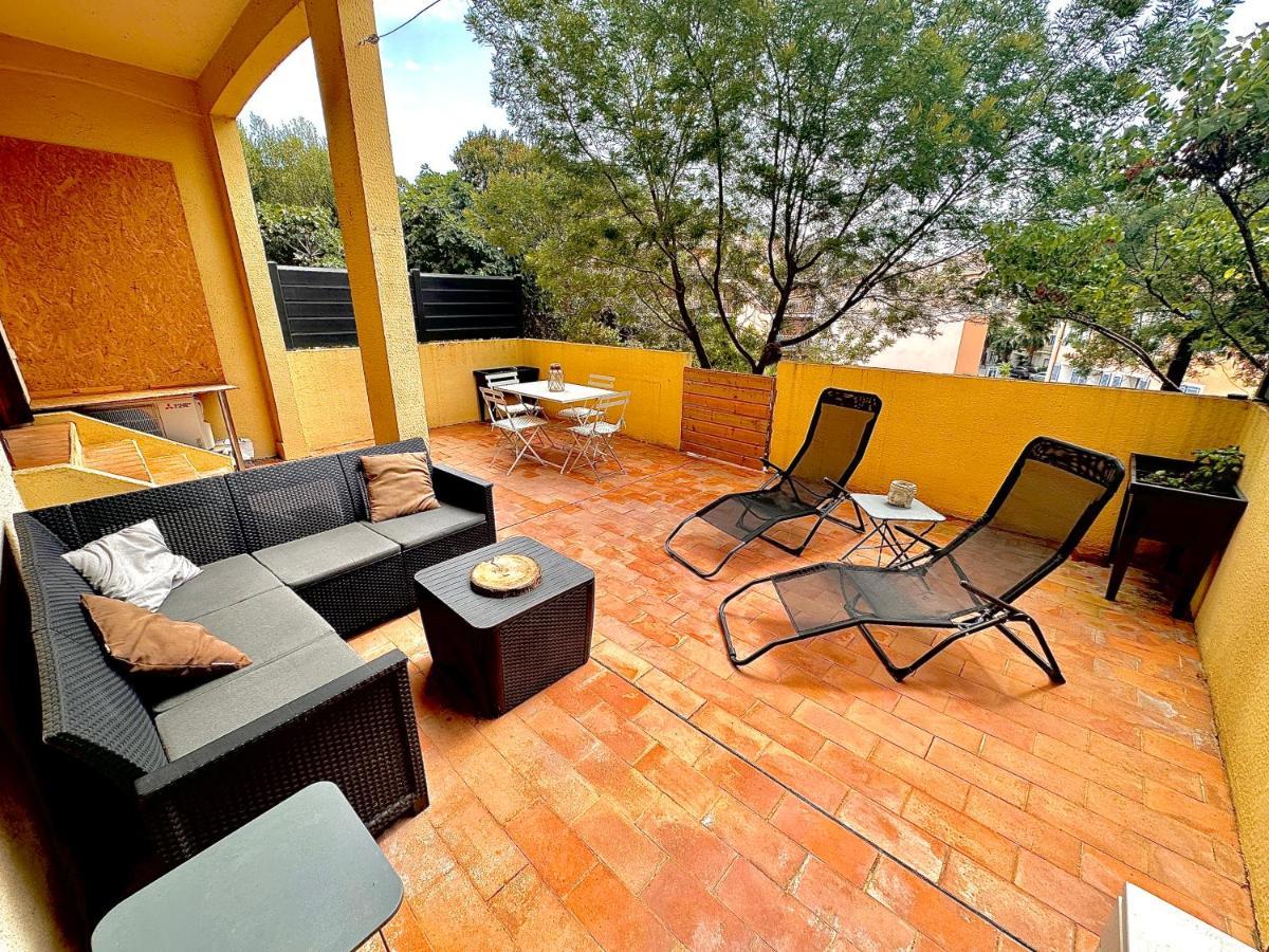 Hyères Appartement Proche Mer Avec Terrasse Et Jardin Privatif المظهر الخارجي الصورة